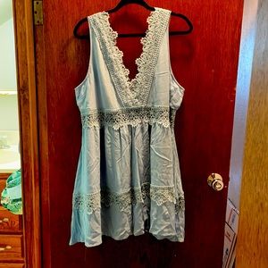 Rue 21 Blue V-neck dress